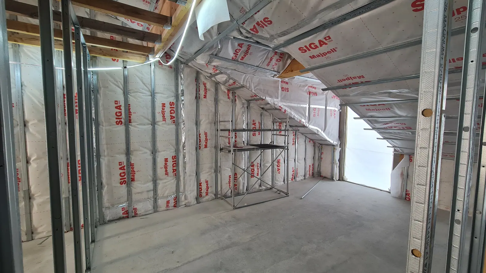 Volume sous combles avant travaux